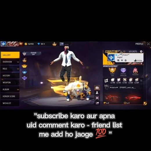 “One Random Subscriber Gets This Chance 🎯” #freefire