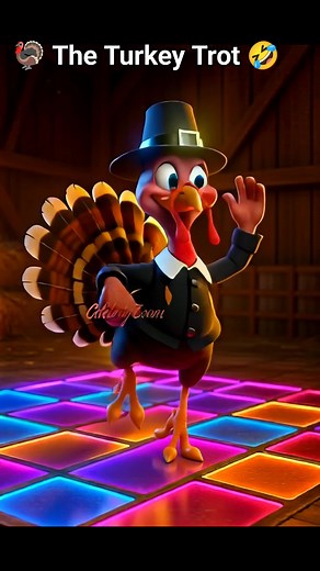7.8K views · 100 reactions | 旅 Animated Pilgrim Turkey Dancing The Turkey Trot #CelebrityToons #Thanksgiving | Donnie Hazel | Facebook