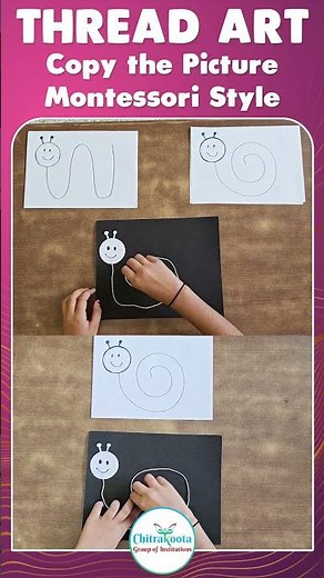 Montessori Thread Art: Boost Fine Motor Skills & Focus for Kids | Hands-On Learning #Montessori