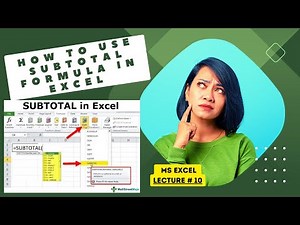 MS EXCEL LECTURE 10 | SUBTOTAL: Unleashing the Power of Data Analysis