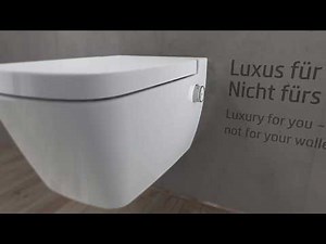 TECEone: Spülrandloses WC mit Duschfunktion