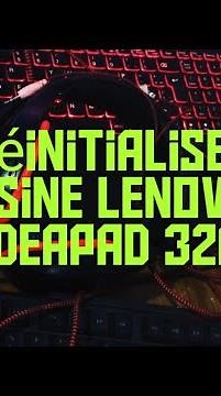 VLOG📱018:Comment réinitialiser valeur d'usine Lenovo ideapad 320