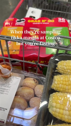 Enjoying Samples at Costco During Ramadan