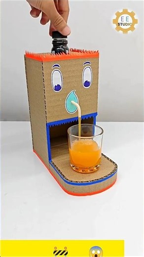 Mini Water Dispenser 🚰 | How to Make a Cardboard Dispenser ad Home