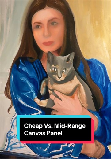 Sometimes you can cheap out on art materials (like buying a dowel rod instead of a mahl stick), but when it comes to pigments/paint, and the surface you paint on? It matters. Don’t skimp out on the cheaper stuff, you’re doing yourself a disservice in the long run! #art #arttok #artistsoftiktok #artwork #painting