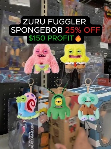 Spongebob Fuggler Keychains at Target😲 #target #deals