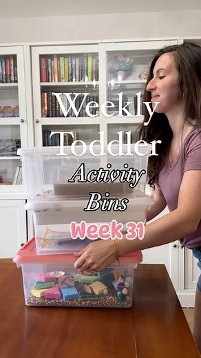 31K views · 591 reactions | It’s week 31 of our toddler activity bins...