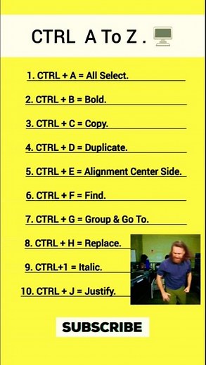 Ctrl A to Z: Ultimate Keyboard Shortcuts You Need to Know! #keyboard #shortcutkeys #computertips