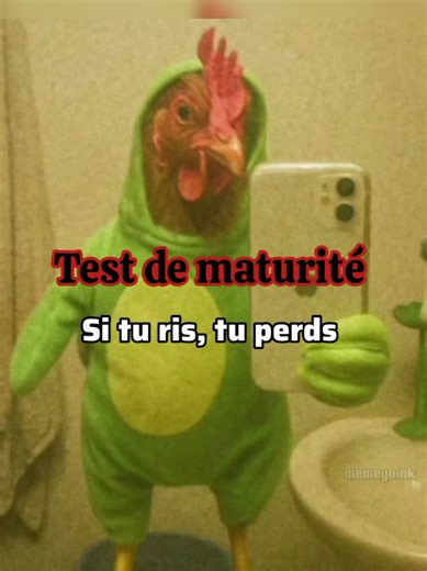 Test de maturité si tu ris tu perds #maturité #testdematurité #sourire #défi