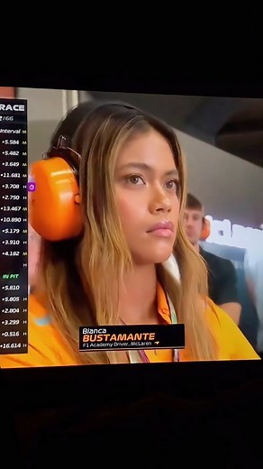 Bianca Bustamante 🏁 on Instagram: "From watching Formula 1 at a very young age, dreaming of watching it in real life one day. To being in this papaya garage and seeing myself on the screen :((( Still absolutely surreal, although not yet where I wanna be! working on being on track soon instead of spectating 🙈 hehehe But this is a reminder to everyone to appreciate all the small wins, and how closer you are to your dreams each day 🧡 #BB16 #LEE #ARTGP #McLaren #Formula4 #F4 #racing #racer #racer
