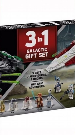 USA only Lego Star Wars 66787 3In1 combo pack JEDI MASTER GIFT SET! #Lego