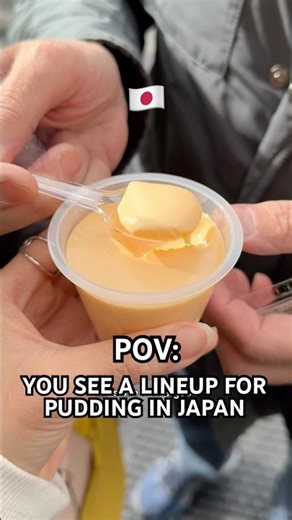 the CREAMIEST pudding in Japan for ¥380