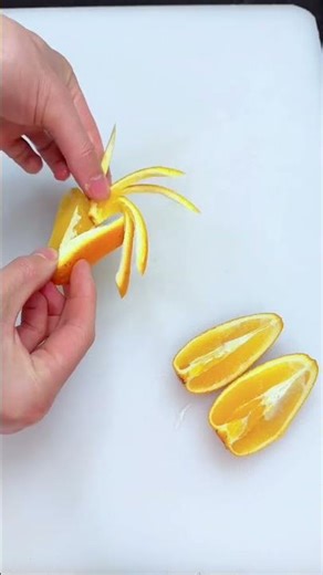 Cut oranges into shapes you can't afford #FruitCuttingMethods #EatingItSense of ritual#FancyFruitCut