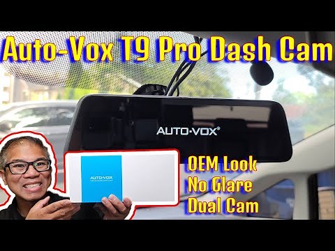 How to install Auto Vox T9 Pro Rear Mirror Dash Cam