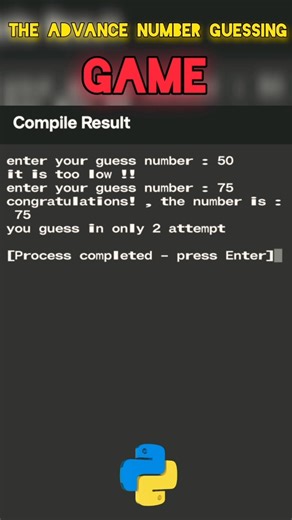 “I Built My First Python Game (Beginner Python Project)”#viral #firstproject