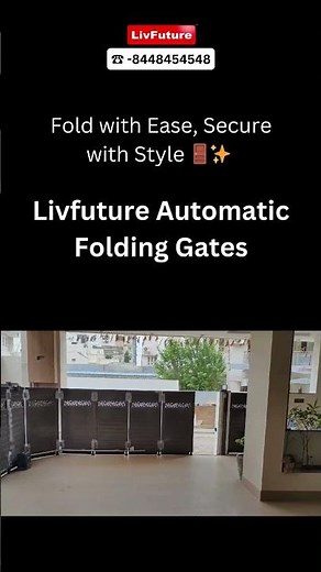 LivFuture Automatic Folding Sliding Gate