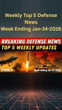 🔥 Breaking Defense News: Top 5 Weekly Updates You Can’t Miss! #shorts #military #defense