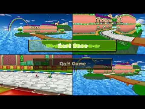 Mario Kart Wii Custom Tracks (History) ✦ 4 Players #872 (3 Tracks) 150cc