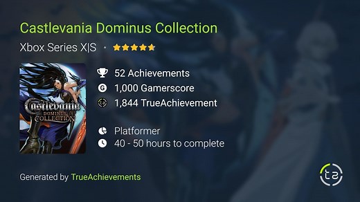 Castlevania Dominus Collection Achievements