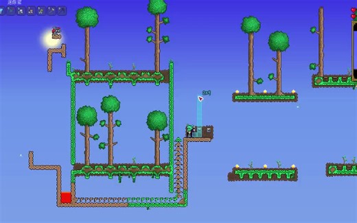 泰拉瑞亚 种树的条件 和 半自动+++种树场
