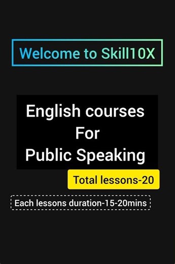 English courses for Public speaking eview #speakconfidentenglish