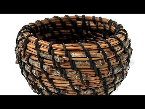 Coiled Basket Kit for Beginners - Pine Needle - knot chain