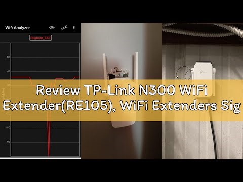 Review TP-Link N300 WiFi Extender(RE105), WiFi Extenders Signal Booster for Home, Single Band WiFi R
