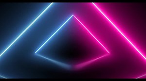 Download Triangle Neon Loop Video Background for free