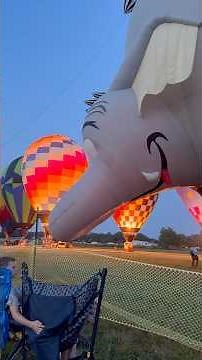 Wadsworth Balloon Night Glow 2025 🌌🔥 | Magical Lights in the Sky!