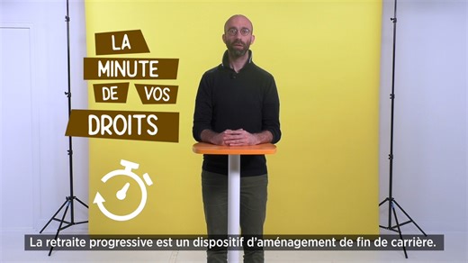 || VIDÉO 📹 || La Minute de vos #Droits - La #retraite progressive, qu'est-ce que c'est ? Quelles sont les conditions pour en bénéficier ? Réponses avec Thibaut, secrétaire confédéral (en charge du dossier #retraites). Plus d'infos [lien en commentaires] #droitdutravail #RH | CFDT