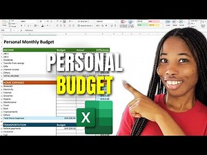 How to Create a SIMPLE Personal Budget in Excel (FREE)