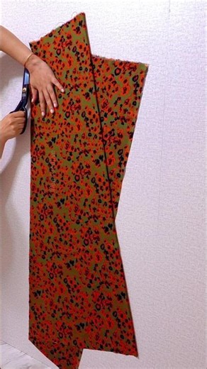 😱 “Only 2 Folds = Luxury Dress (No Pattern!)”