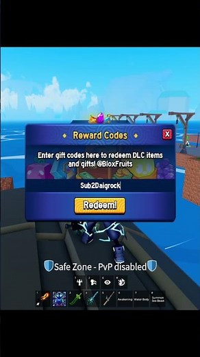 Nhập full code blox fruit x2 exp mới nhất #bloxfruit