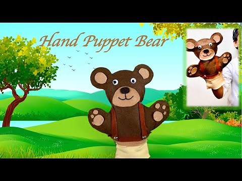 How to make a puppet bear | Puppet teddy bear| An easy DIY craft for kids