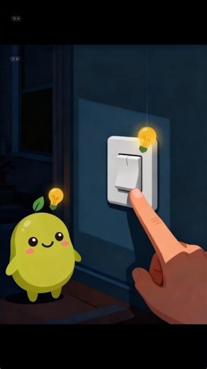 スイッチON！部屋が明るくなる理由#LED#光のしくみ#科学のふしぎ#エネルギー#日常の科学#まめポン