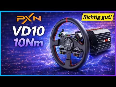 PXN VD10 Direct Drive im Test – Besser als teurere Wheelbases? | Unboxing