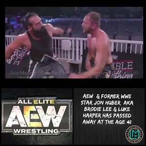 BREAKING: AEW & Former WWE star Jon Huber aka Brodie Lee & Luke Harper has passed away at the age 41 #BrodieLee #LukeHarper #WWE #AEW #JonHuber | LegacyMaker Sports Network