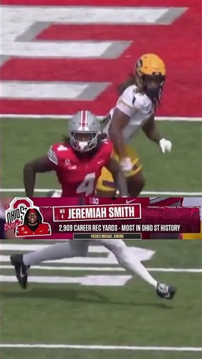 Jeremiah Smith is Ohio State's ALL TIME leading receiver!
