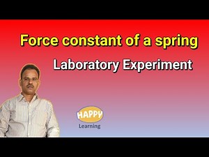 Force constant of a spring/HAPPY Learning