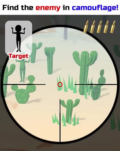 Camo Sniper: Free Browser Game by Yandex