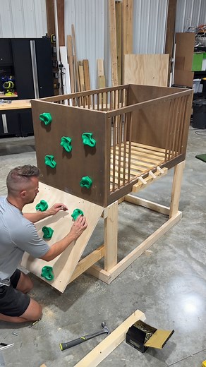 1M views · 7.3K reactions | Triplet Dad invents new Crib for kids! 勞 Never throw away your old crib. Do this instead! | Flom Triplets | Facebook
