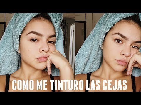 HOW TO TINT YOUR EYEBROWS AT HOME! EASY♡