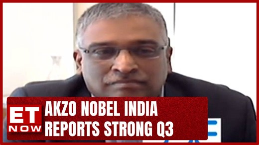 Akzo Nobel India Reports Strong Quarter 3 Earnings | Rajiv Rajgopal, MD, Akzo Nobel India | ET Now