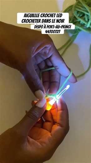 Aiguille crochet led #crochet