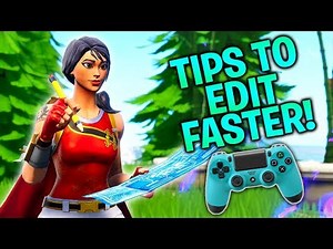 Simple Tricks to Edit Faster on Controller! (Fortnite Console PS4/Xbox)