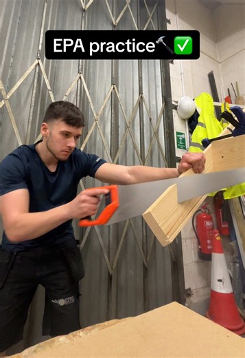 Carpenter Apprentice EPA Practice: Mocking Up a Cut Roof