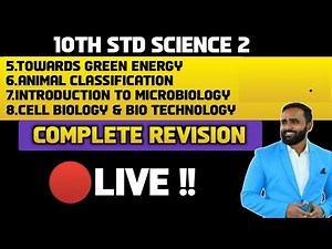 🔴LIVE|COMPLETE 10TH STD SCIENCE 2|BOARD EXAM 2024| PRADEEP SIR