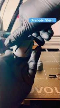 3D Printed (Grenade Stash Installation￼) ￼