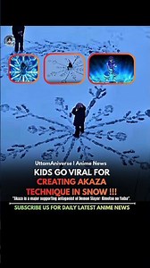 A KIDS GO VIRAL FOR RECREATING AKAZA TECHNIQUE IN SNOW!#demonslayer#akaza#anime