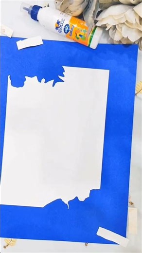 Cover page ideas for project/ side border designs for project with colourful sheets